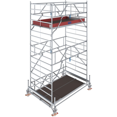 Rusztowanie jezdne aluminiowe Krause Stabilo 500 (1,50x2,50 m) – wys. rob. 5,5 m